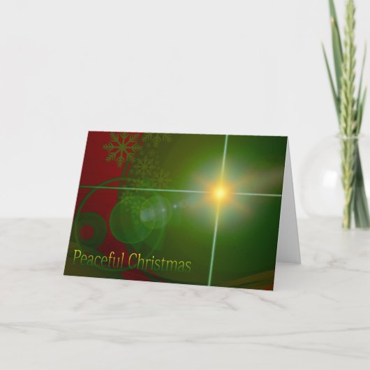 平和なクリスマス シーズンカード (正面)