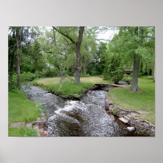 平和なクリークが1に収束する ポスター (正面)