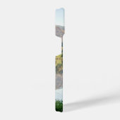 平和なゴルフコースパークシーン風景 iPhoneケース (右側面)