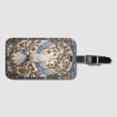 平和なドーヴウィリアムインスパイアモリスフローラ ラゲッジタグ (正面横)