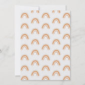 平和なニュートラルレインボーバースデーパーティー 招待状 (裏面)