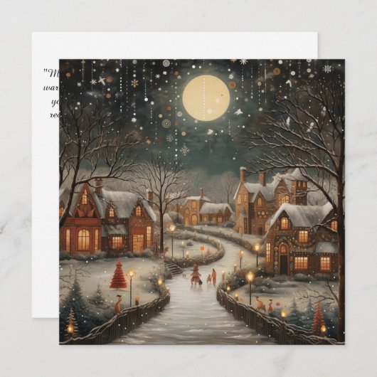 平和なノエル祝福 シーズンカード (正面/裏面)