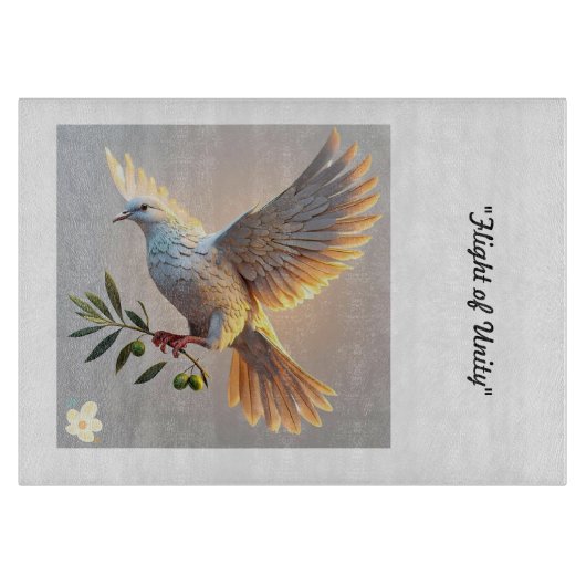 「平和なハートビート」 カッティングボード (正面)