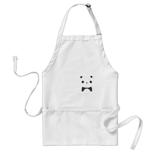 平和なパンダ スタンダードエプロン (正面)