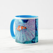 平和なピエロの魚のマグ マグカップ (正面左)