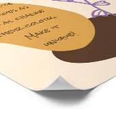 平和なボホシェイプズポスター ポスター (角)