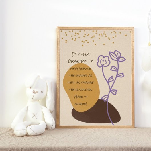 平和なボホシェイプズポスター ポスター