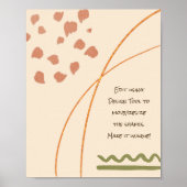 平和なボホシェイプズポスター ポスター (正面)