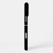 平和なポーズの黄金の仏陀 iPhoneケース (右側面)