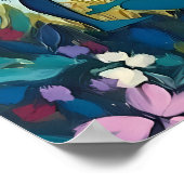 平和なヨガの実践 ポスター (角)