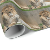 平和なライオンおよび子ヒツジ ラッピングペーパー (ロールコーナー)