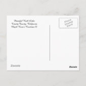 平和なルース湖…..... ポストカード (裏面)