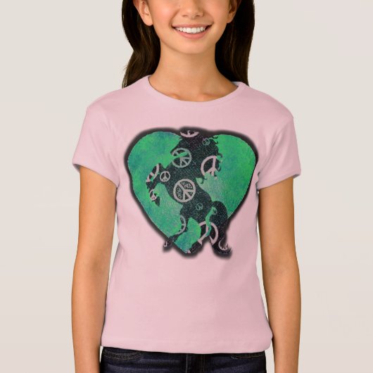 平和なワイルドホース！ Tシャツ (正面)