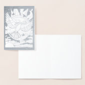 平和な世界の鳩 箔カード (ディスプレー)