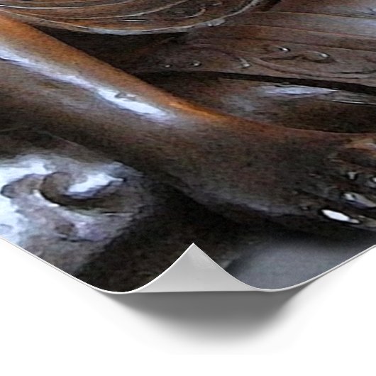 平和な仏あなたの愛の引用文 ポスター (角)