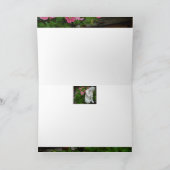 平和な仏の挨拶状 カード (内部)