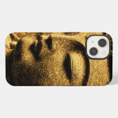 平和な仏陀 iPhoneケース (裏面横)