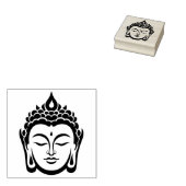 平和な仏 ラバースタンプ (押印)