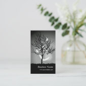 平和な光輝またはタオの道の調和 名刺 (スタンド正面)