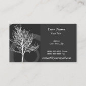 平和な光輝またはタオの道の調和 名刺 (裏面)