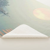 平和な冬のモーニングアート シェルパブランケット (3/4)