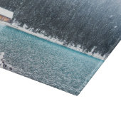 平和な冬(ルイーズ湖)ピローケース カッティングボード (角)