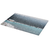 平和な冬(ルイーズ湖)ピローケース カッティングボード (角)