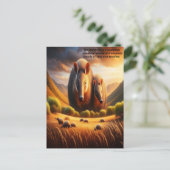 平和な出会い:牧歌的な分野の2つのアールダルク ポストカード (スタンド正面)