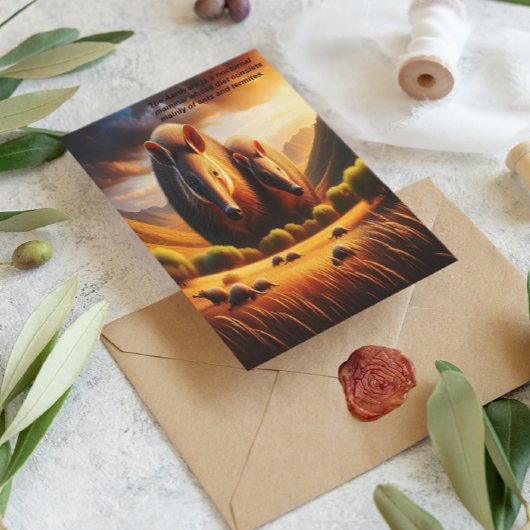 平和な出会い:牧歌的な分野の2つのアールダルク ポストカード