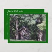 平和な励ましカスタマイズカード ポストカード (正面/裏面)