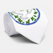 平和な商品のネックタイの鳩 ネクタイ (ロール)