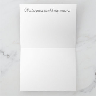 平和な回復を願って、元気に簡単 カード