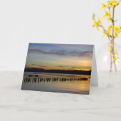 平和な場面 カード (黄色い花)