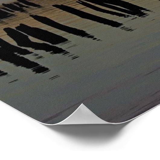 平和な場面 ポスター (角)