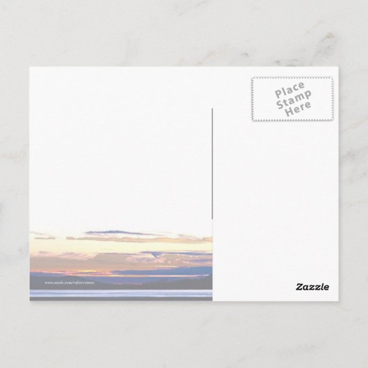 平和な場面 ポストカード (裏面)