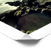 平和な夏のビーチ写真コラージュ ポスター (コーナー)