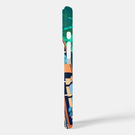 平和な夏の桟橋 Case-Mate iPhoneケース (裏面 / 左)