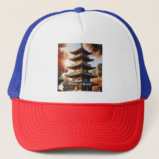 「平和な天国」 キャップ (正面)