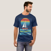 平和な太陽が沈む! Tシャツ (正面フル)