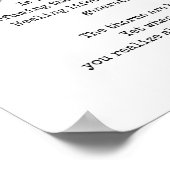 平和な女性、黒と白のバラの壁芸術 ポスター (角)