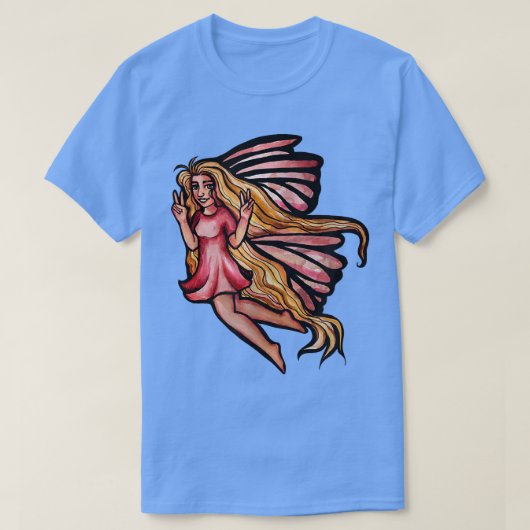 平和な妖精 Tシャツ (デザイン正面)