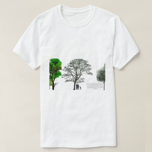 平和な家族 Tシャツ (デザイン正面)