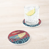 平和な希望:落ち着いたデザインハクナマタタ コースター (側面)