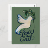 平和な平和の芸術を願う ポストカード (正面/裏面)