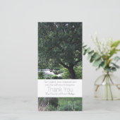 平和な庭6の悔やみや弔慰は3感謝していしています サンキューカード (スタンド正面)