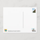 平和な心と素晴らしい人生… ポストカード (裏面)