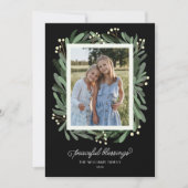 平和な恵み独身の写真 シーズンカード (正面)