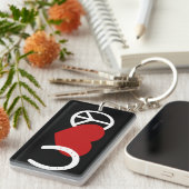 平和な愛の声 キーホルダー (正面右)