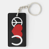 平和な愛の声 キーホルダー (裏面)