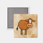 平和な愛の牛 マグネット (正面/裏面)